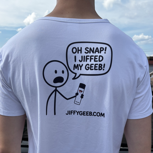 "Oh Snap! I Jiffed My Geeb!" T-Shirt